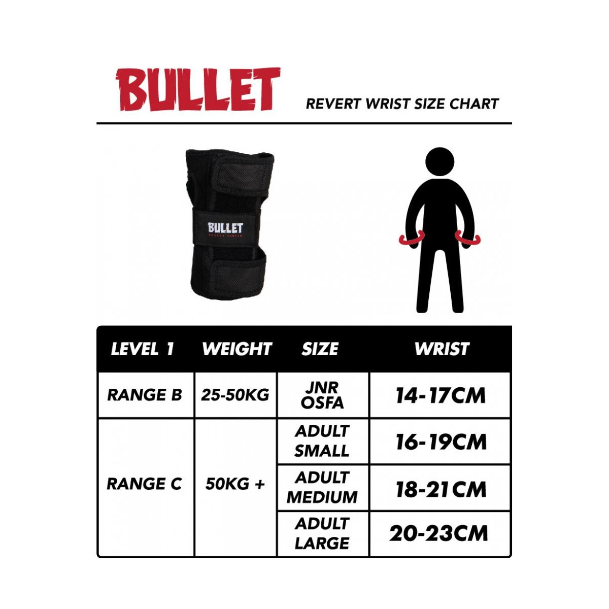 Protège Poignet Bullet Revert Adulte