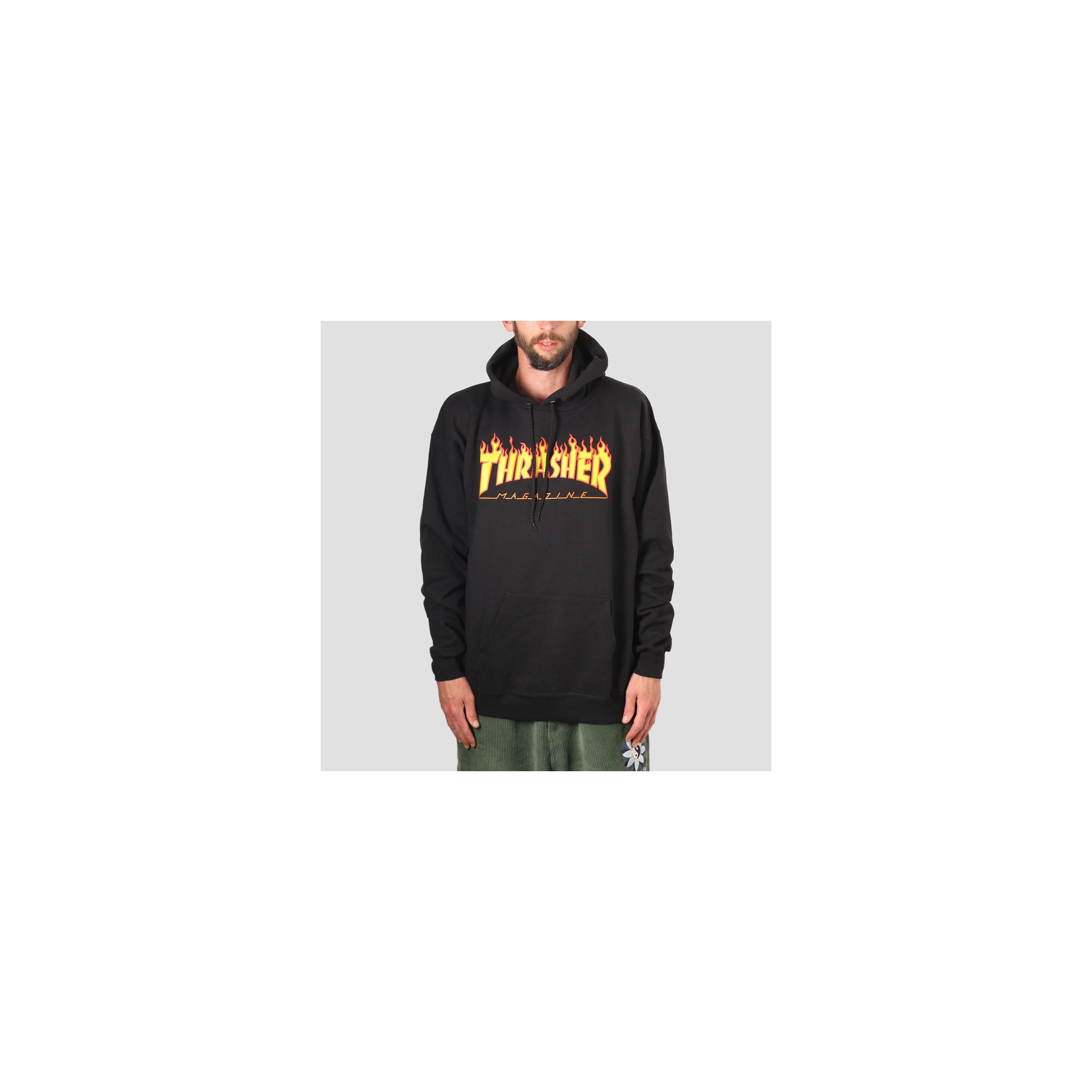 Thrasher Hoodie Sweat A Capuche Thrasher Homme Thrasher Flame Pull