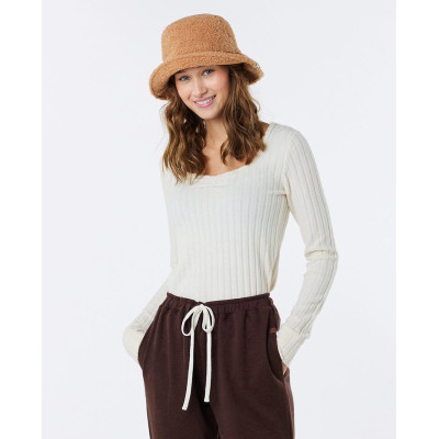 T-Shirt Manches Longues Rip Curl Open Neck Cosy