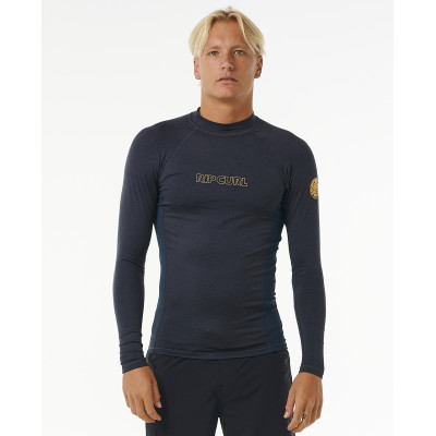 Lycra Manches Longues Rip Curl Homme Dawn Patrol Perf UV - Black Marle