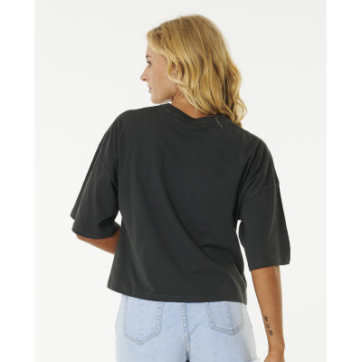 T-Shirt Crop Rip Curl Shore Break Heritage