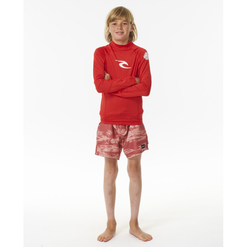 Lycra Manche Longue Enfant Rip Curl Brand Wave