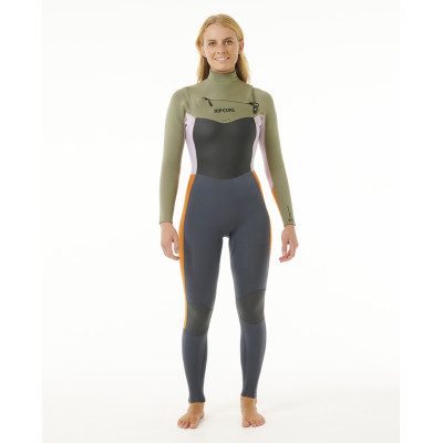 Combinaison de Surf 3/2 Rip Curl Femme Dawn Patrol Chest Zip