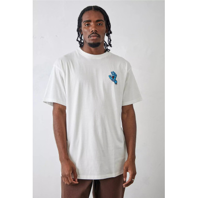 T-Shirt Santa Cruz Screaming Hand Chest - White