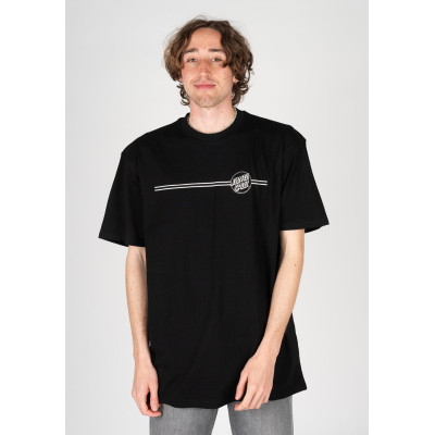 T-Shirt Santa Cruz Opus Dot Stripes - Black