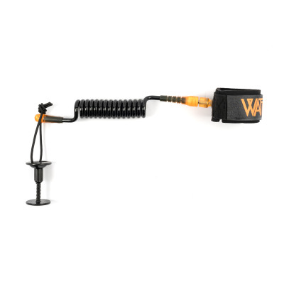 Leash de Bodyboard Watt Poignet  - Black/Orange