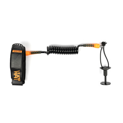 Leash de Bodyboard Watt Biceps Decade - Black/Orange