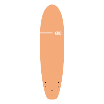 Planche de Surf en Mousse Active Flow - Peach - 6'0