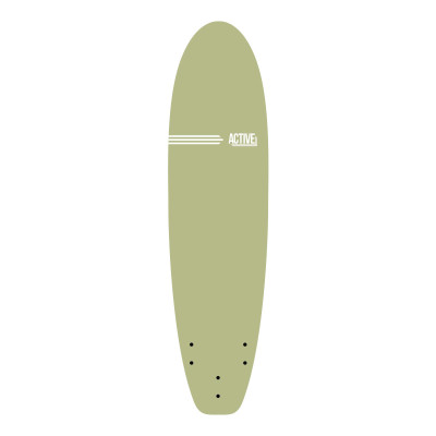 Planche de Surf en Mousse Active Flow - Kaki - 6'0