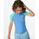 Lycra Enfant Anti-UV Rip Curl à manches courtes Mystic Waves