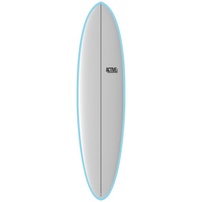 Planche de Surf Active Funboard Color - Bleu - 7'2