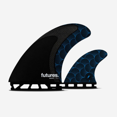 Dérives de Surf Futures Twin+1 Rasta - Black/Blue