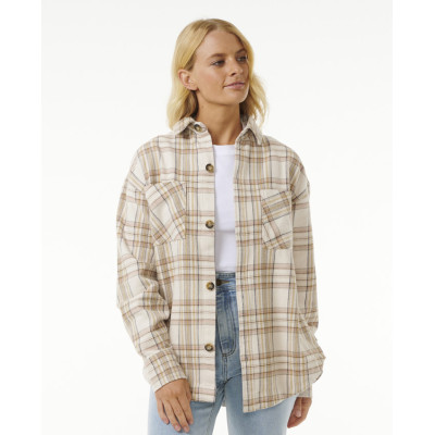 Chemise Rip Curl High Tide Soft Flannel - Bone