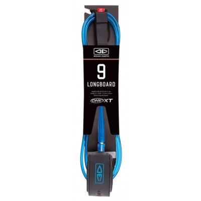 Leash de Longboard Ocean & Earth Cheville Premium One XT - Blue/Colegate - 9' Cheville