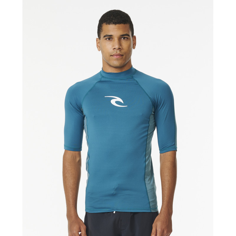 Lycra Manches Courtes Rip Curl Homme Waves Perf UPF50
