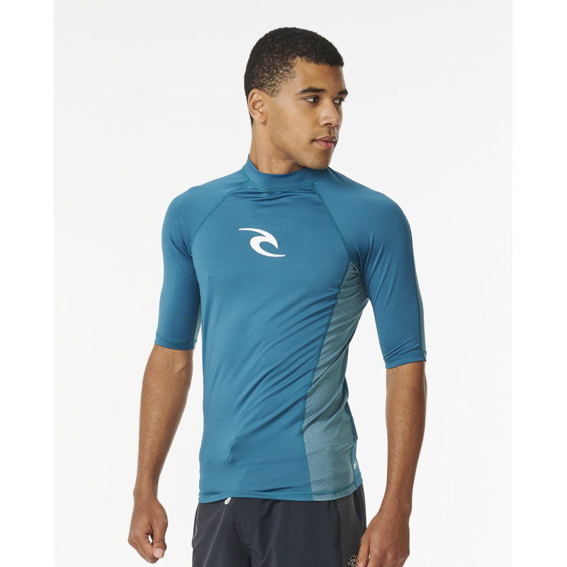 Lycra Manches Courtes Rip Curl Homme Waves Perf UPF50
