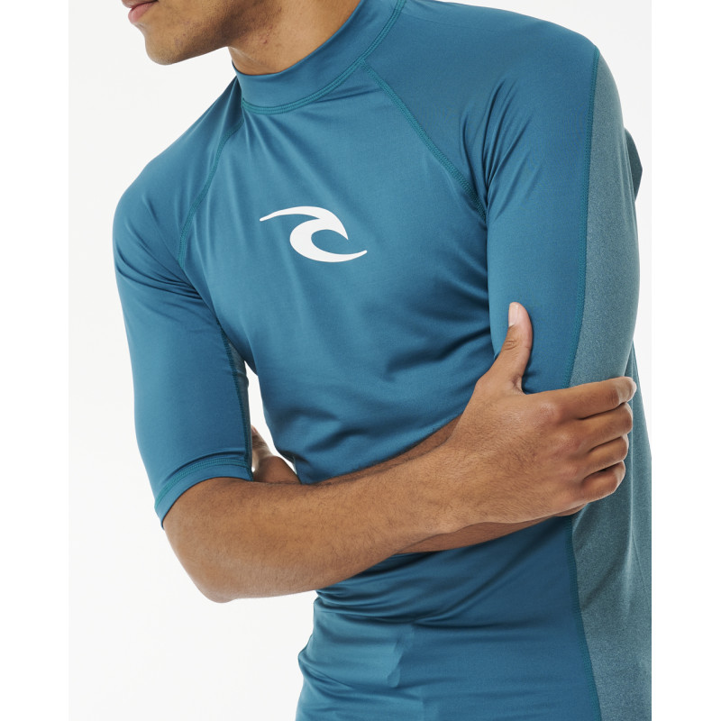 Lycra Manches Courtes Rip Curl Homme Waves Perf UPF50