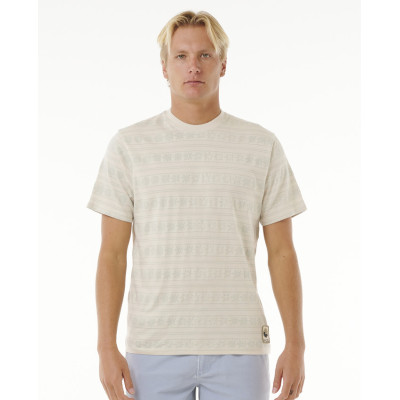 T-Shirt Rip Curl SWC Stripey - Vintage White