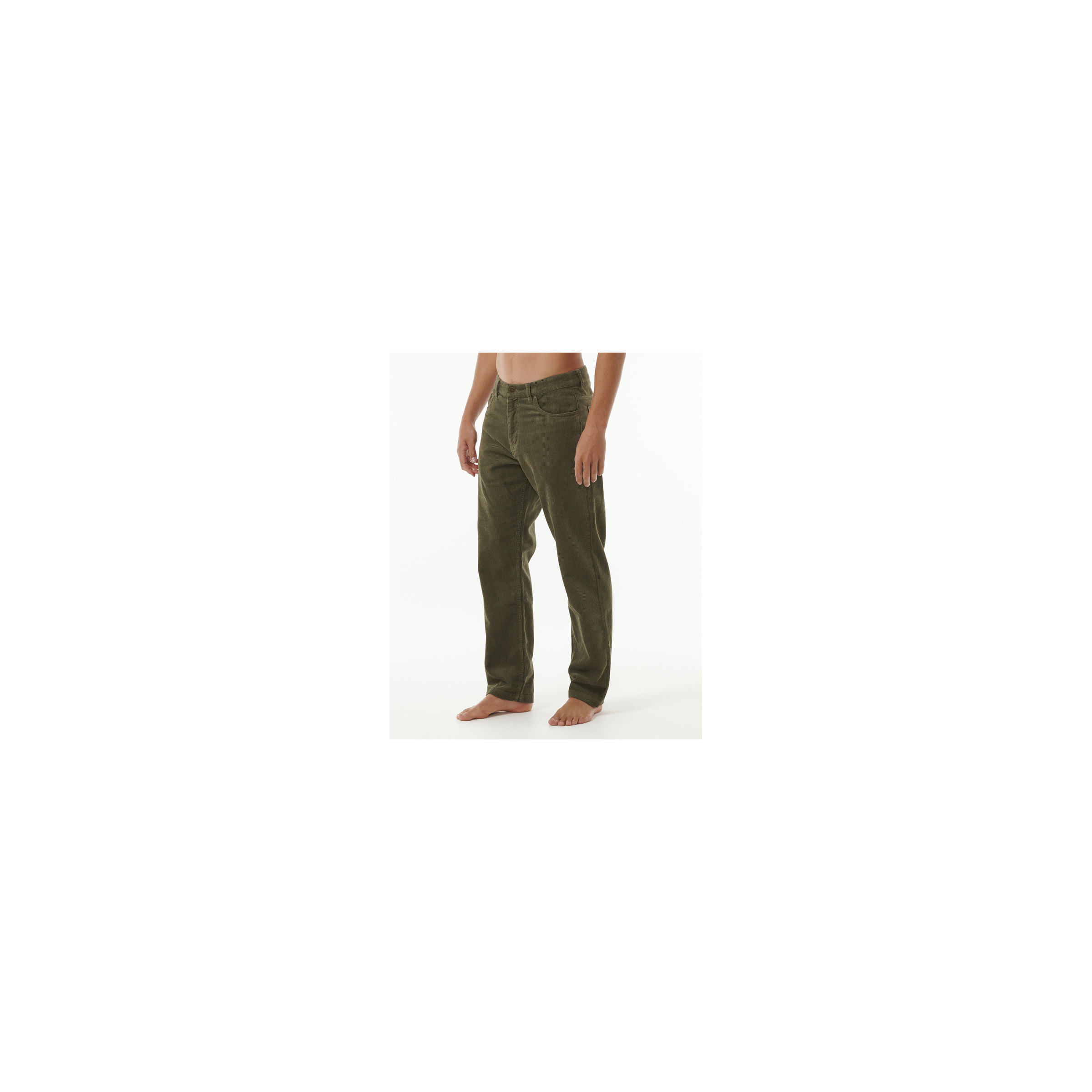 Pantalon Large Marron RIP CURL Pour Femme - Taille 42, Coupe Flare, En Coton, Parfait état