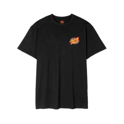 T-Shirt Santa Cruz Goal Flame - Black