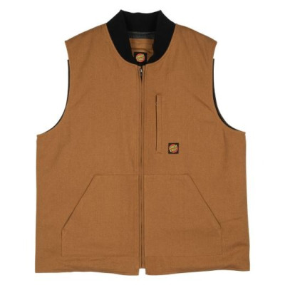 Veste Sans Manche Santa Cruz Classic Label - Biscuit