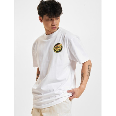 T-Shirt Santa Cruz Kendall Wolf Dot - White