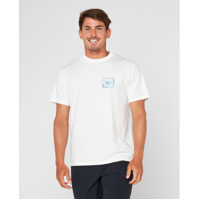 T-Shirt Rip Curl x Ba Bapt Photoprintee - Bone