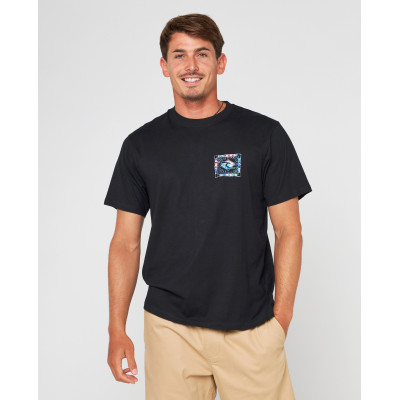 T-Shirt Rip Curl x Ba Bapt Photoprintee - Black