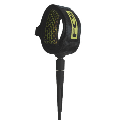 Leash de Surf FCS Comp Essential - Lime - 6' Comp