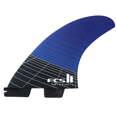 Dérives de Surf FCSII Thruster Matt Biolos PC Carbon - L - Blue