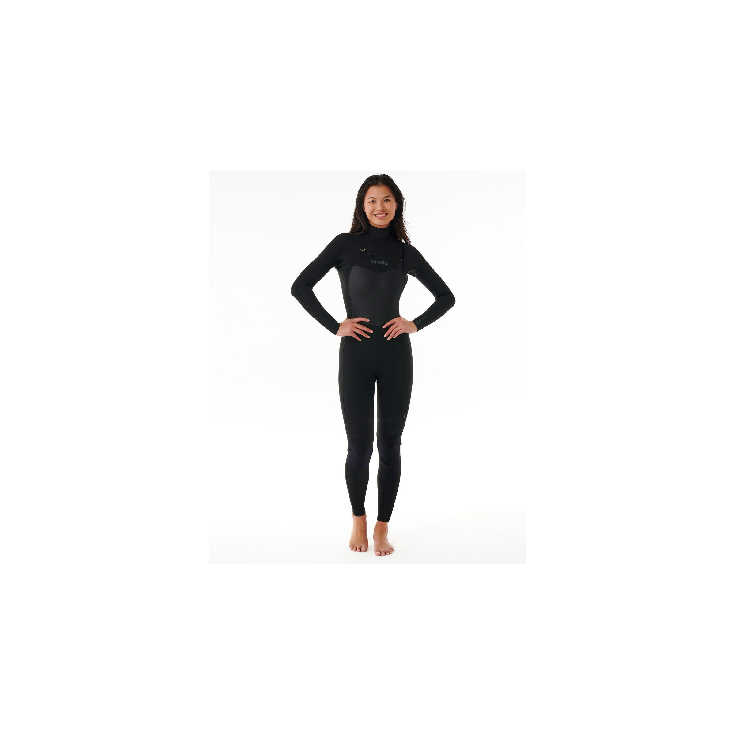 Combinaison De Plongée Rip Curl Dawn Patrol Femme - Taille 4 - Longue Manche Noire - Neuve