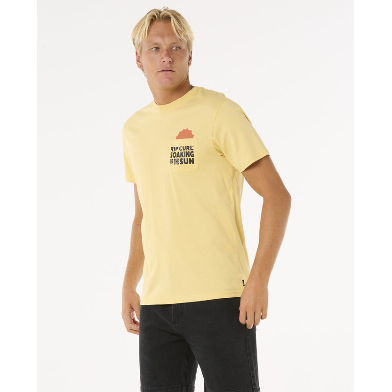 T-Shirt Rip Curl Sun Soaker Pocket 