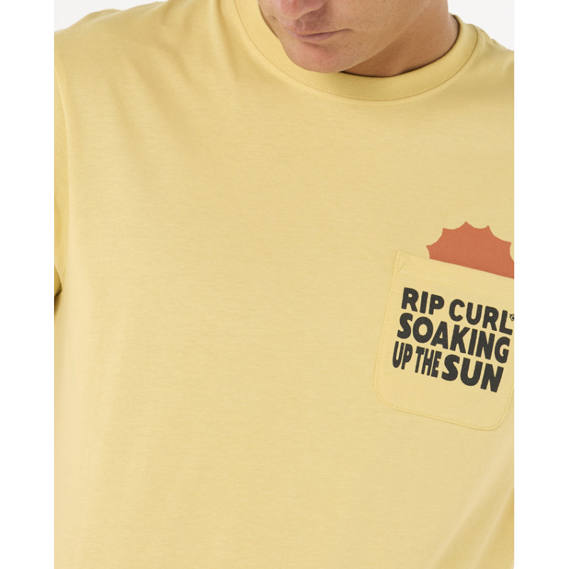 T-Shirt Rip Curl Sun Soaker Pocket 