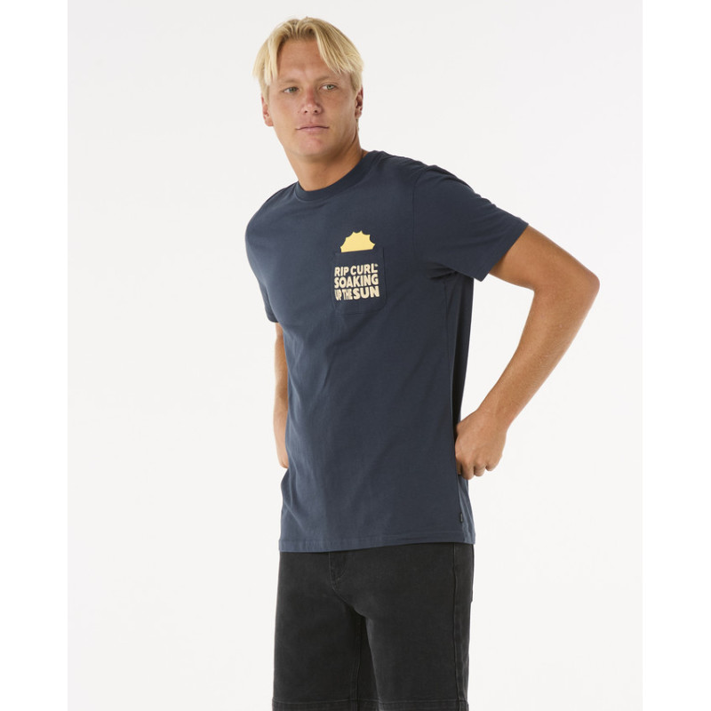 T-Shirt Rip Curl Sun Soaker Pocket 