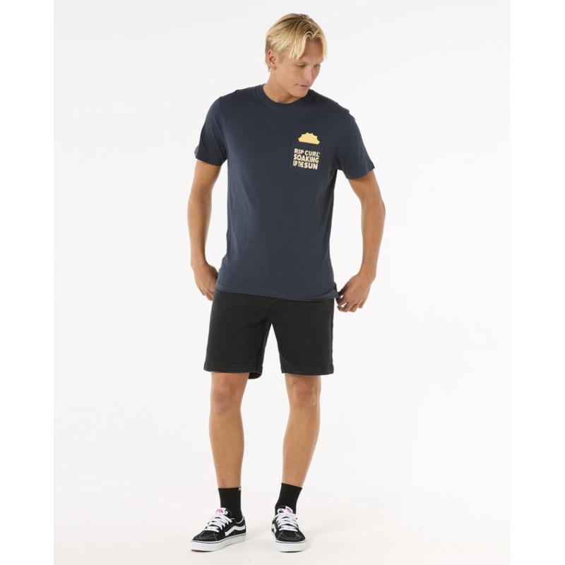 T-Shirt Rip Curl Sun Soaker Pocket 