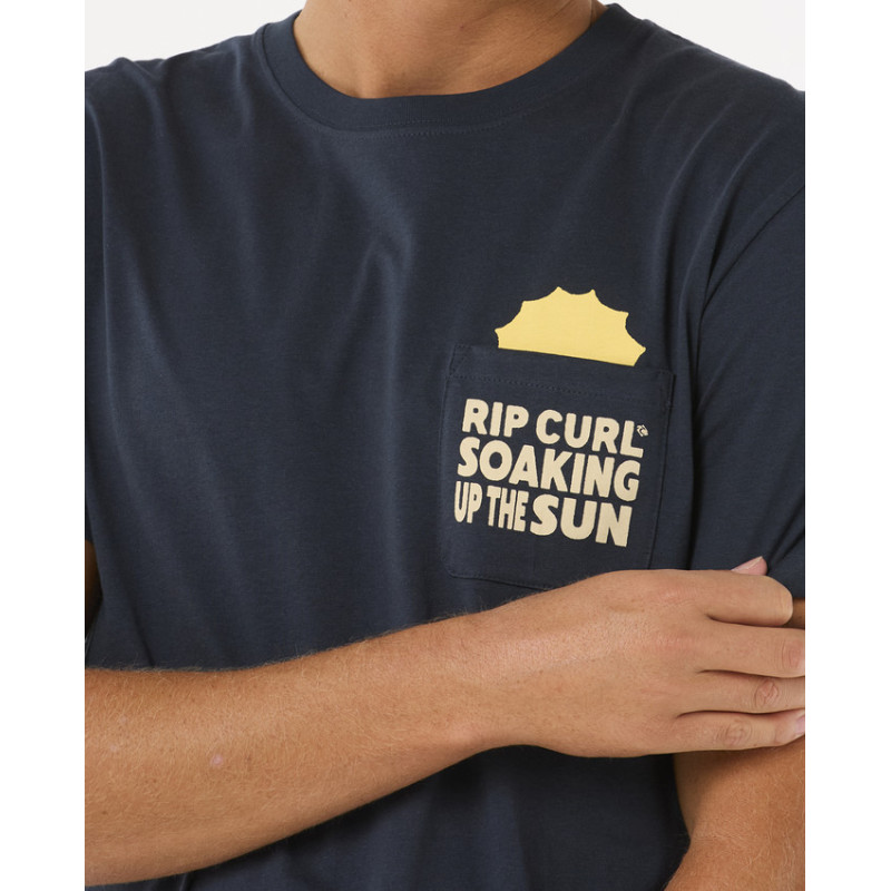 T-Shirt Rip Curl Sun Soaker Pocket 