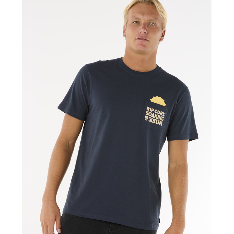 T-Shirt Rip Curl Sun Soaker Pocket 