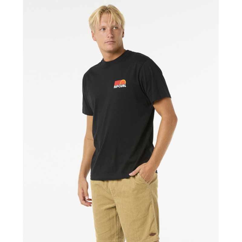 T-Shirt Rip Curl Surf Revival Stacked 