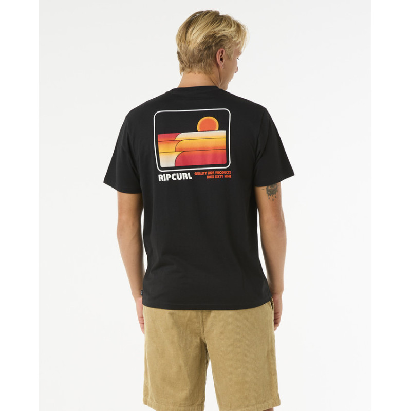 T-Shirt Rip Curl Surf Revival Stacked 