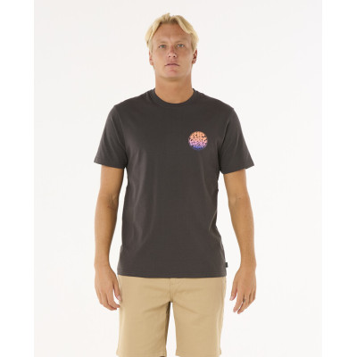 T-Shirt Rip Curl Passage - Washed Black