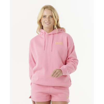 Sweat à Capuche Rip Curl Surf Puff Heritage - Pink