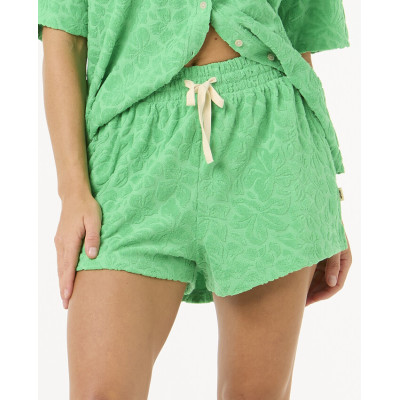 Short Rip Curl Femme Las Dalias Terry - Light Green