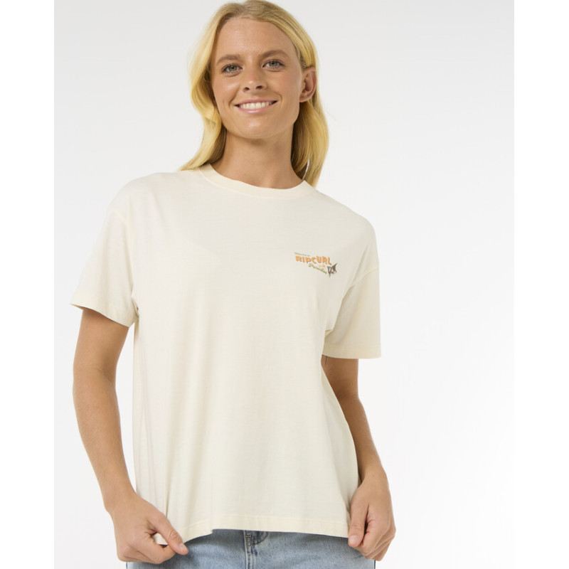 T-Shirt Rip Curl Femme Cala Vadella Relaxed