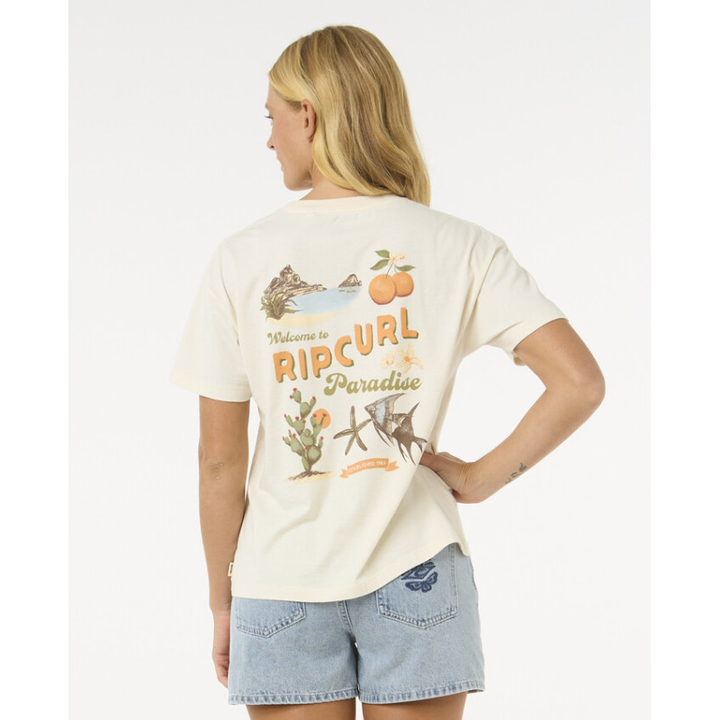 T-Shirt Rip Curl Femme Cala Vadella Relaxed