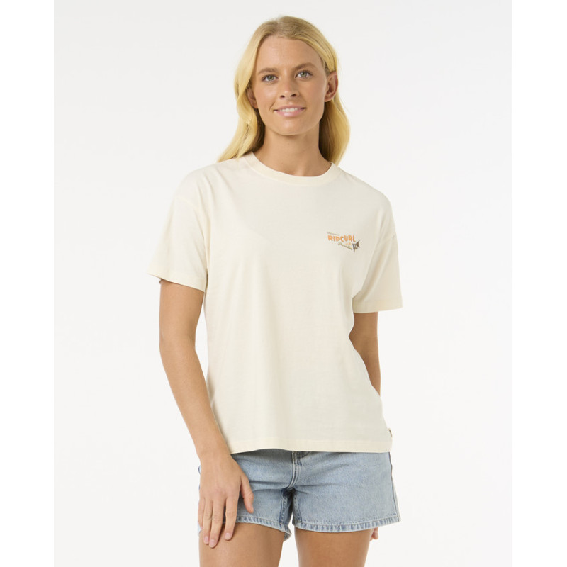 T-Shirt Rip Curl Femme Cala Vadella Relaxed