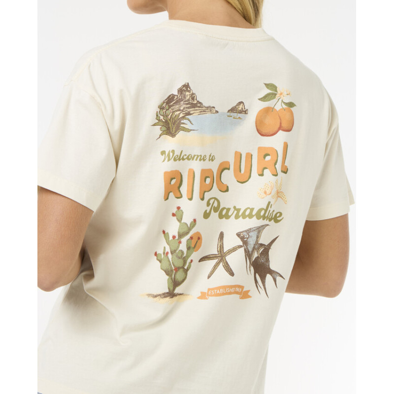 T-Shirt Rip Curl Femme Cala Vadella Relaxed
