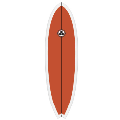 Planche de Surf Al Merrick G Skate Futures Color - Brick - 5'6