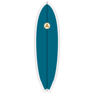 Planche de Surf Al Merrick G Skate Futures Color - Deep Sea - 5'8