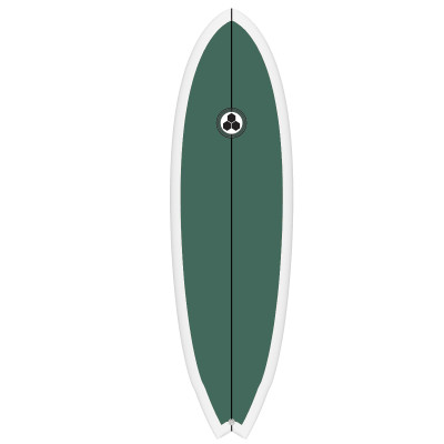 Planche de Surf Al Merrick G Skate Futures Color - Forest - 5'9