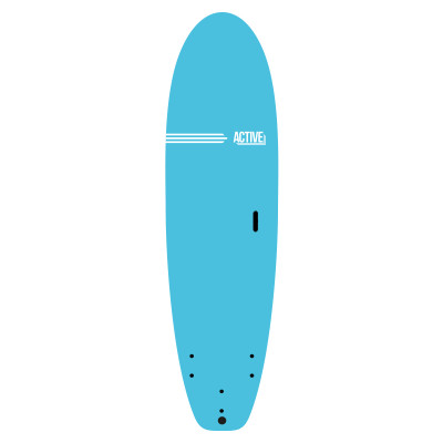 Planche de Surf en Mousse Active Flow - Blue - 6'6